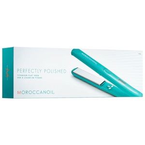 Moroccanoil Perfectly Polished Titanium Flat Iron NEW In Box